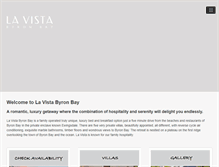 Tablet Screenshot of lavistabyronbay.com